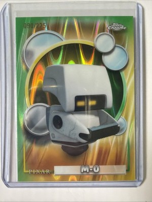 2026 Topps Chrome Disney M-O Refractor Yellow & Green RayWave #/225 WALL-E