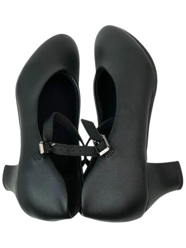 Diva Character Dance Shoe Women's UK Size 5 Black Ankle Strap Buckle Block Heel - Picture 9 of 11