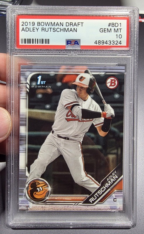 Bowman Draft Adley Rutschman Prospect #BD-1 PSA 10 Orioles
