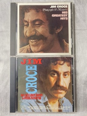 Lot Of 2 Jim Croce Music CDs Bad Bad Leroy Brown Hits, Photographs Memories
