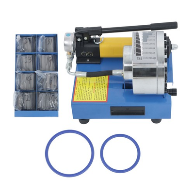 #ad Portable Hydraulic Hose Pipe Crimping Machine High Pressure Crimper w 8 Dies $434.09