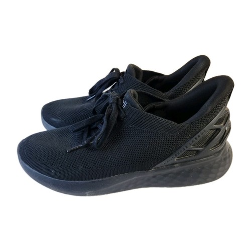 Kizik Athens Hands Free Slip On Black Lace Up Sneakers Mens 8.5 Wide Womens 10 - Picture 4 of 19
