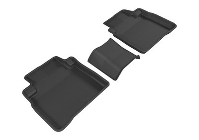 3D Maxpider 16-23 Fits Nissan Maxima 2nd Row Black Kagu Carbon Fiber Floor Mat
