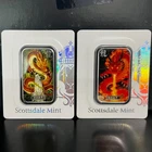 2026 Lucky Dragon Zhenyue & Lieyan Scottsdale Silver Color Set 1 oz 999✅ Art Bar