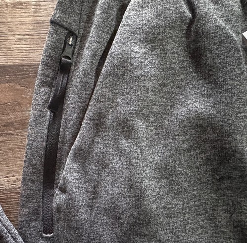 NWT Mens Nike L Heather Dk Gray/Black Therma-Fit Comfort Waist Sweatpants Large - Picture 3 of 3