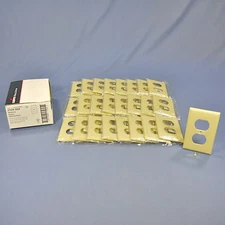 Cooper 2132V Ivory 1-Gang Outlet Cover Duplex Receptacle Thermoset Covers 25pcs