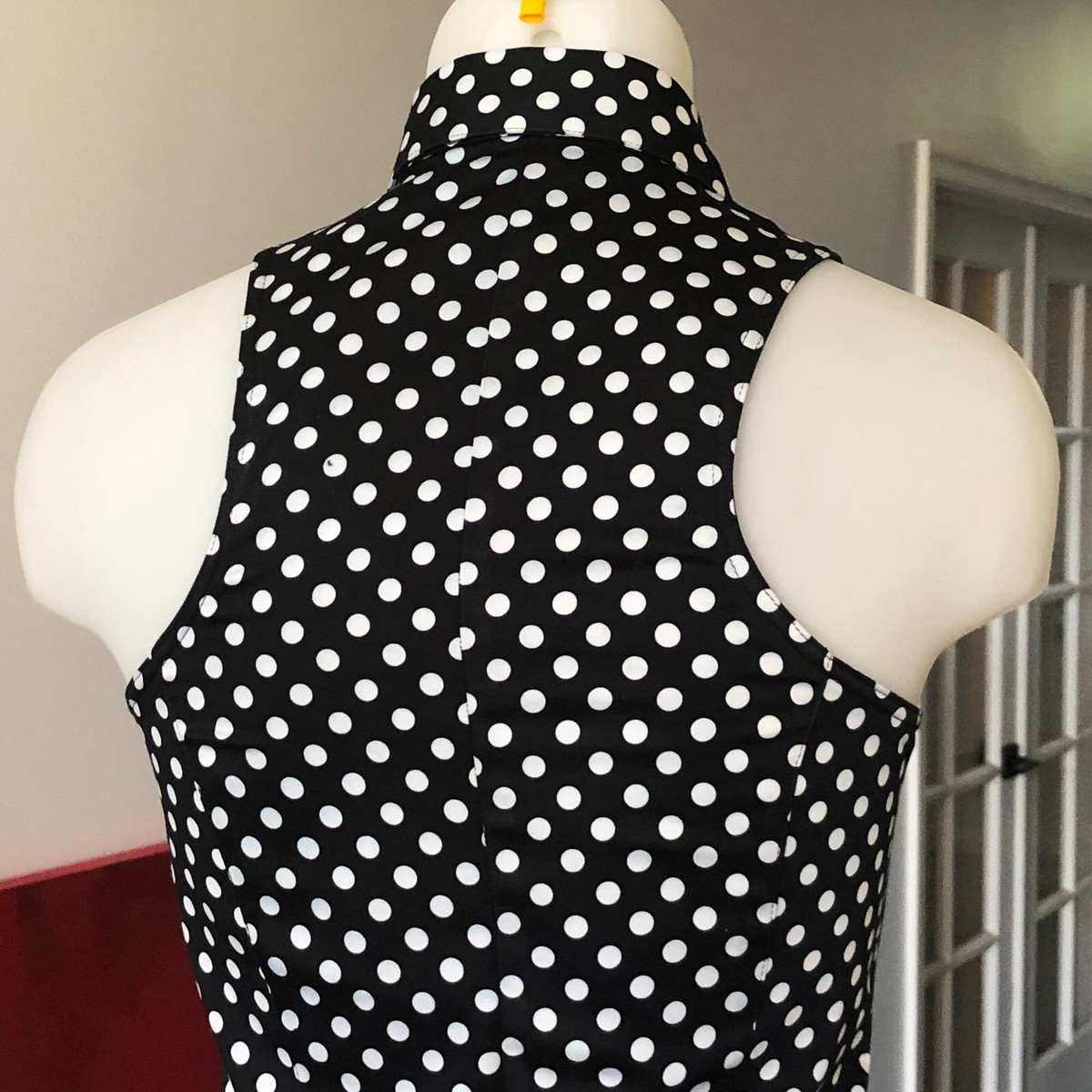 VERSACE ロコ刺繍ノスリフミニトレス 10199461A13878 1VE90 GIANNI VERSACE VERSUS polka dot ruffle top and shorts set