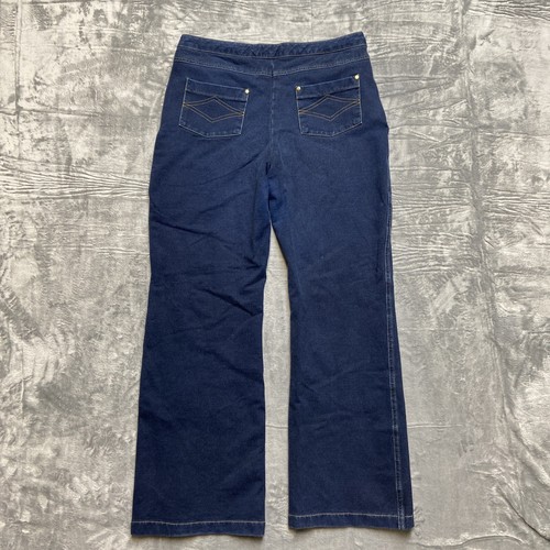 Pigiama Jeans Donna Jeans Bootcut Taglia M Blu Denim Lavaggio Scuro - Foto 2 di 9
