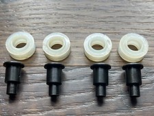 47-57 Chevy Pick Up Truck Door Window Regulator Rollers 4 Rivets 4 - 14 End