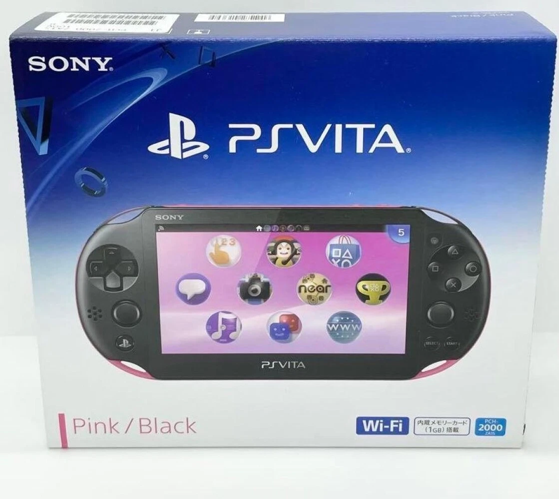 SONY PlayStation PS Vita PCH-2000 ZA15 Pink Black Console Wi-Fi model Japan