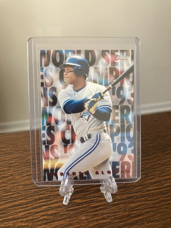 Campeón de la Serie Mundial O-Pee-Chee 1994 Roberto Alomar #6 Salón de la fama ex Foto 3 de 3