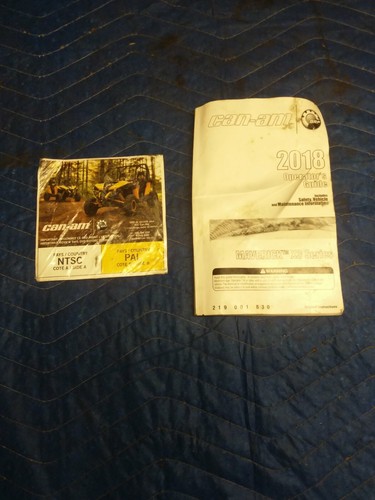 2018 Can-Am Maverick X3 Operator's Guide Original Instructions BRP safety DVD