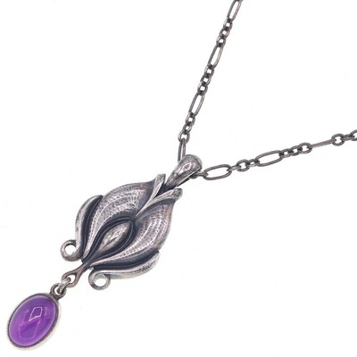 Georg Jensen Necklace Heritage Collection Ear Pendant 2012 SV
