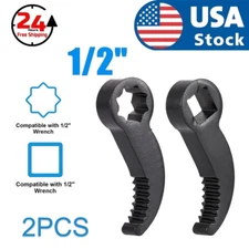 Crowbar Adapter Pry Bar Wrench Adaptor Head Tool 1/2" Ratchet Car Repairing Tool