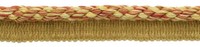 "Camel Gold, Beachwood Gold, Dark Rust 3/8\" Dekorative Lip Schnur [8 Yards]"