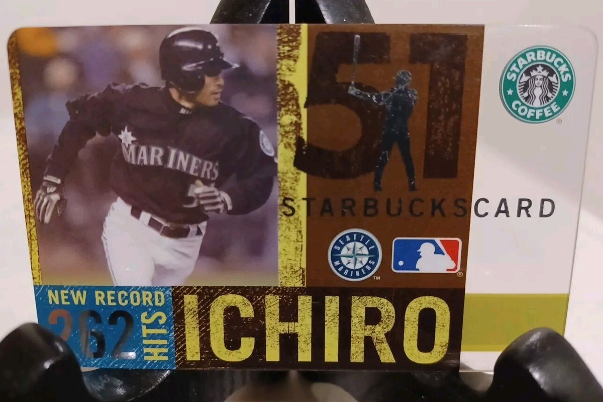 記念グッズ Ichiro 262 Hits Starbucks Card STARBUCKS CARD 2005