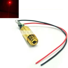 Lab/Industrial 650nm 200mW Red Laser Dot Diode Module Brass 3.7-4.2V