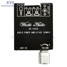 ZK-1002A Bluetooth Digital Audio Power Amplifier Board 2.0 Stereo Dual 100W+100W