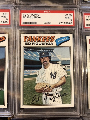1977 TOPPS MLB-PSA-lot of 18-SEAVER, FISK-(2)PSA' 9's &(12) psa 8's-7's SEE PICS - Picture 13 of 22