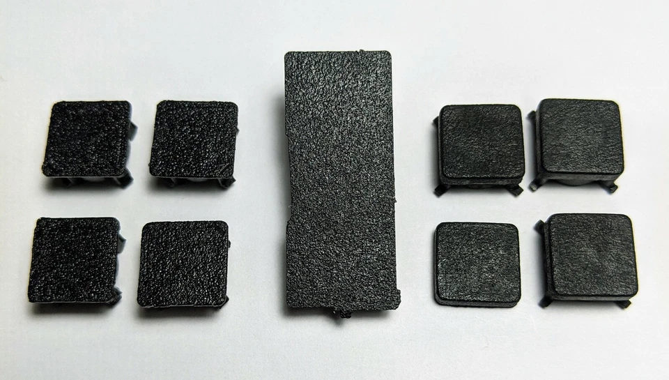 3 Juegos Pies Plástico Goma Botón Tapa Tornillo Cubierta Repuesto PS3 Delgado Vendedor de EE. UU. Foto 2 de 4