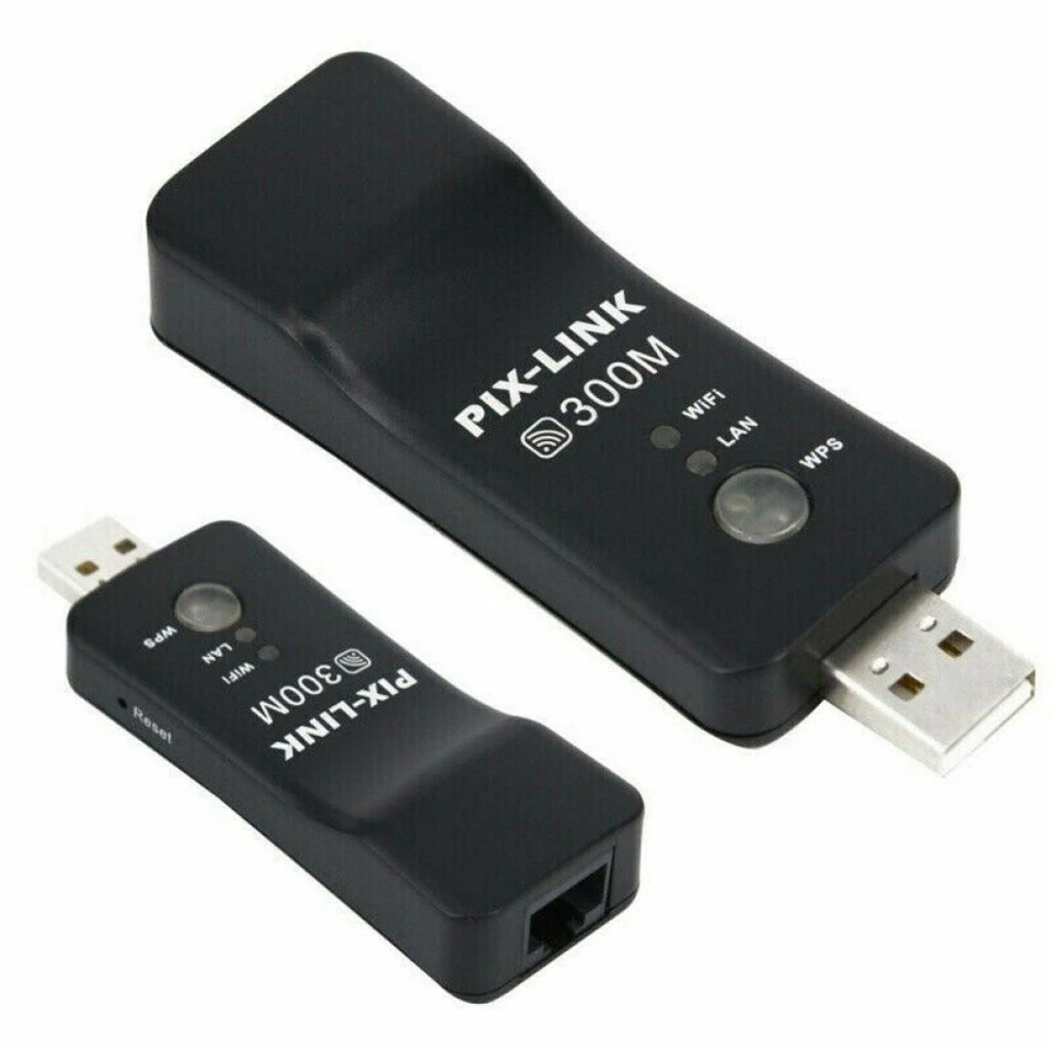 Samsung Capable Smart TV LAN Adapter Ethernet WiFi Wireless Dongle 300M RJ-45 UK - Image 2 of 4