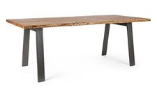 tavolo ARON ferro legno design vintage industriale etnico moderno shabby