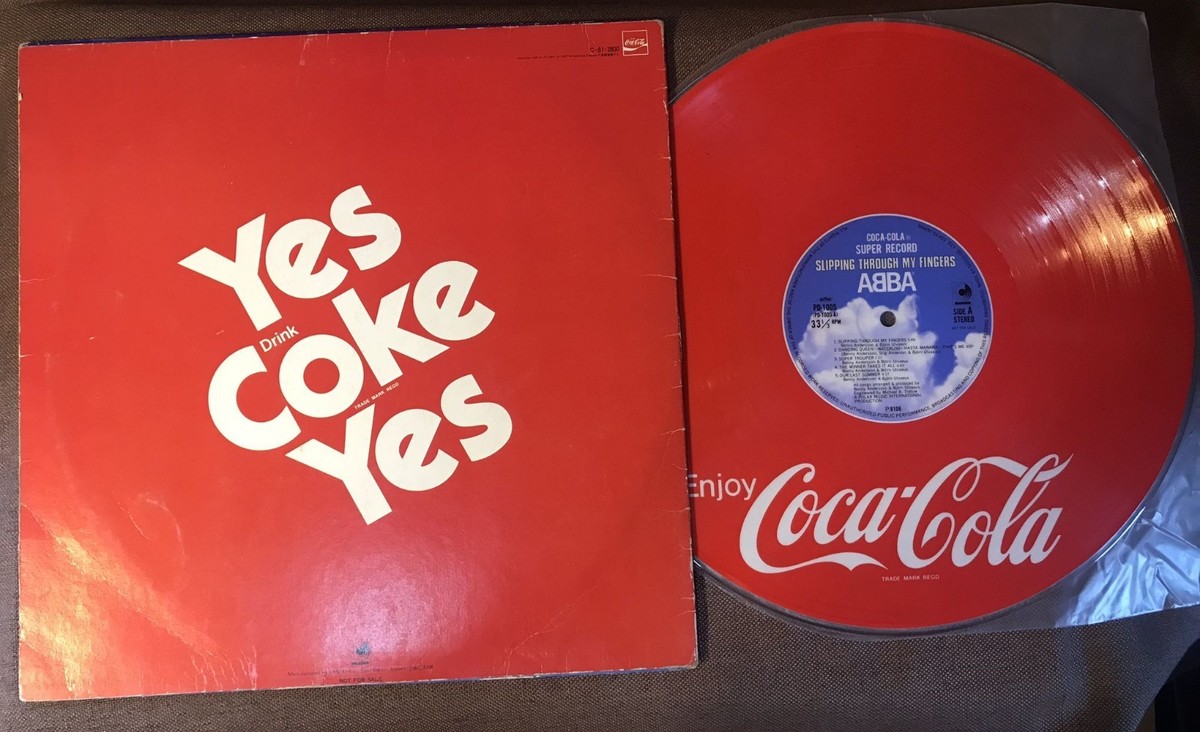 ABBA Slipping Through My Fingers-2nd edition JAPAN-ONLY COLA PROMO