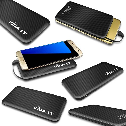 Poche Design Fin Chargeur Portable Batterie Externe 5v Avec Câble Pour Téléphone - Photo 7/8