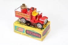 VTG "Old Smoky" Fire Truck Japan. SSS Quality Toys. Friction. Works. Video.