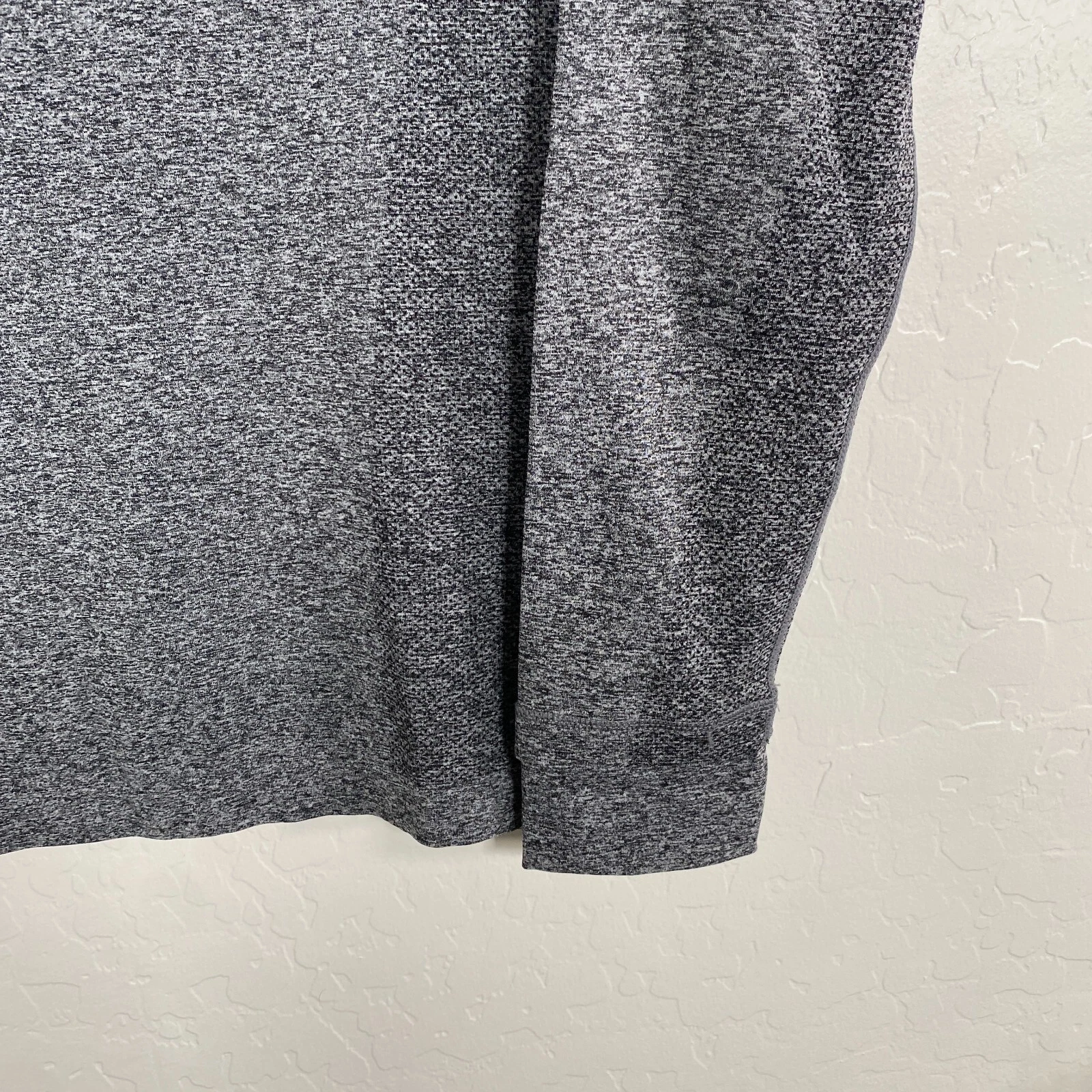 fabletics 1/4 zip pullover performance stretch gym training running jacket
