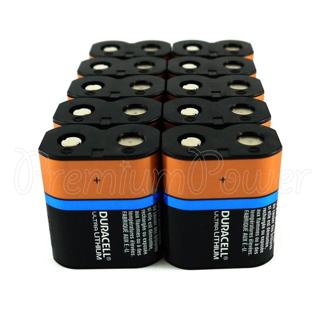 10 x Duracell CR223 batteries Ultra Lithium 6V DL223 EL223AP CRP2 CRP2