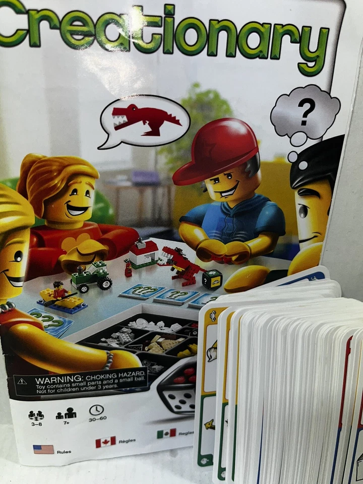 LEGO Creationary Replacement Parts: Lego Man, Game Cards, Instruction, & Die - Image 3 of 4