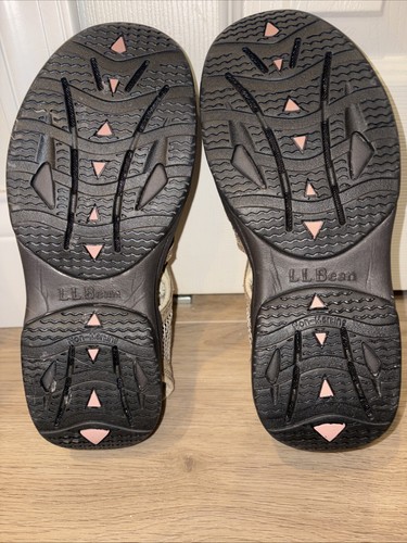 LL Bean Sandals Women's Size 8.5M Beige and Pink Hiking Outdoor Water Shoes - Picture 9 of 10