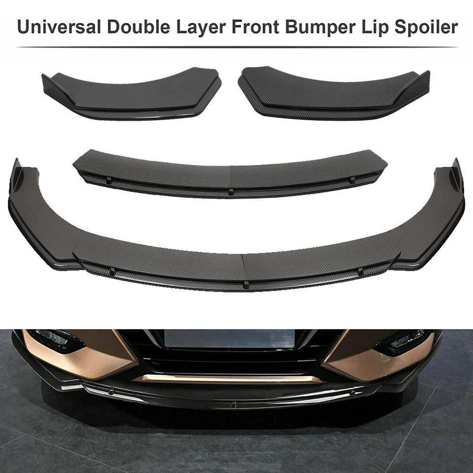 Labio de alerón de parachoques delantero + varillas de puntal para Mercedes Benz Sprinter 2500 W907 W910 Foto 3 de 4