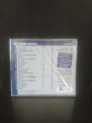 NEW pocket songs Roy Orbison revisited you sing the hits karaoke CD ~ trl8#51 - Imagen 2 de 2