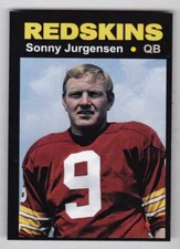 Sonny Jurgensen '74 Washington Redskins Monarch Corona Glory Days #34 / NM+ cond