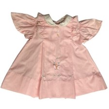 Tiny Tots Originals Vintage Girl's Pink Dress Approx. Size 18 months