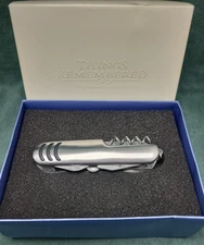 Things Remembered Stainless Steel Multi Tool Pocket Knife NIB - SKU 571995