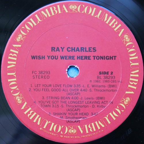 Ray Charles-Wish You Were Here Tonight-1983 Country In Shrink E/E - Picture 11 of 11