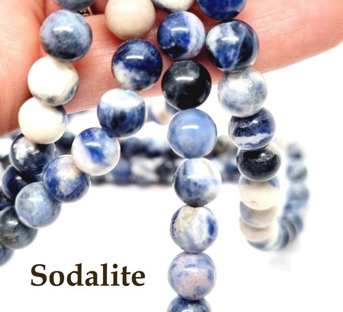 Semi Precious Gemstone Beads Jewellery Making - 6mm Round - 65 per strand - Picture 146 of 176