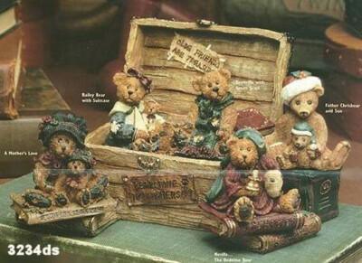 BOYDS BEARS BAILEY'S OL' TRUNK #02003-71 10TH ANNIVERSARY New Unopened In Box