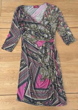 Gemma Collins scarf print dress size M