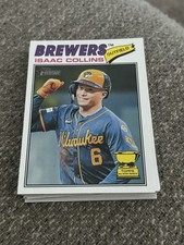 2026 Topps Heritag #102 - Isaac Collins All-Star Rookie Cup - Milwaukee Brewers