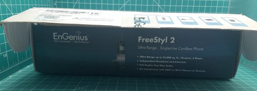 EnGenius FreeStyl 2 HC - Expansion Handset Ultra Range Cordless Phone NO BATT - Zdjęcie 15 z 20