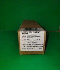 Killark - Hubbell GZ25-3C3 Rotary Selector Switch  -Surplus Inventory 