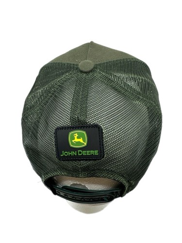 Cappello camionista maglia verde John Deere "The Leap Forward" berretto regolabile nuovo con etichetta - Foto 6 di 13