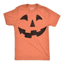 Pumpkin Face T-Shirt Funny Halloween Jack O Lantern Shirt