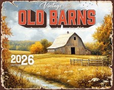 2026 Vintage Old Barns Wall