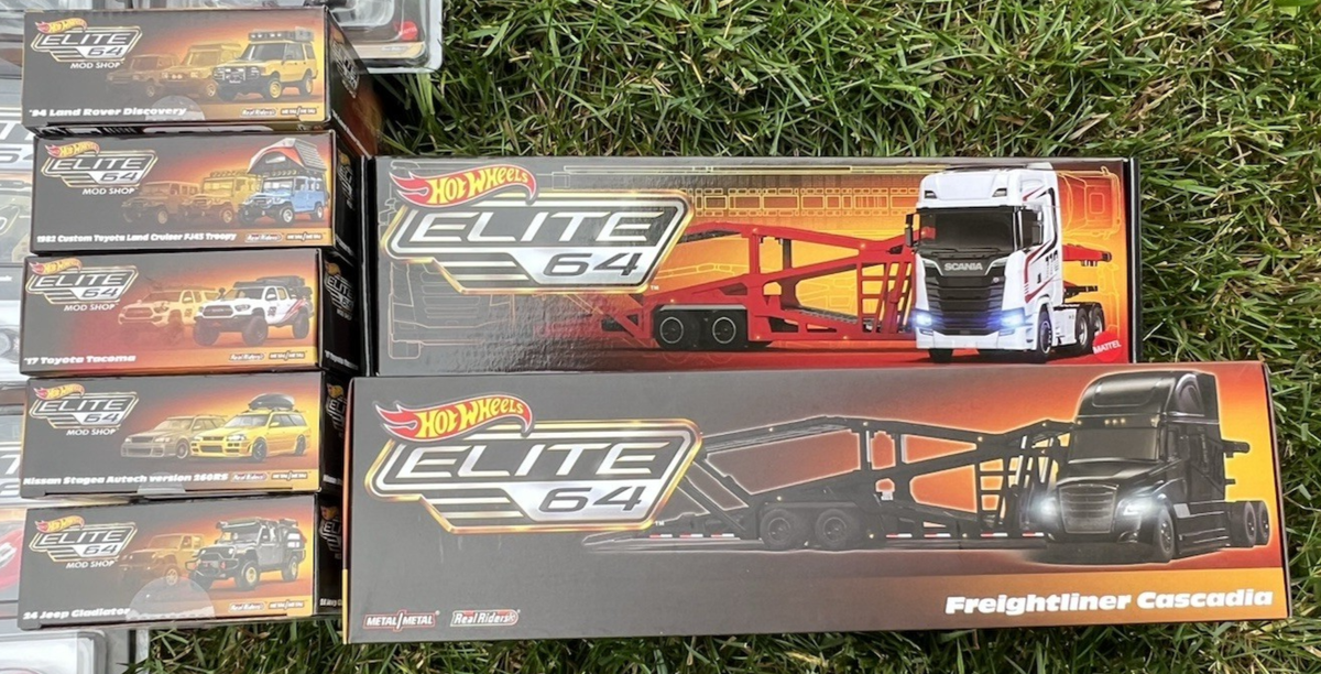 NEW 2026 HOT WHEELS ELITE 64 FERRARI,Chaser Jzx100,PORSCHE, Scania
