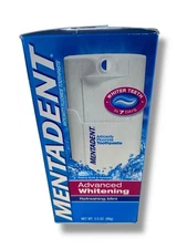 Mentadent Advanced Whitening Baking Soda Fluoride Toothpaste 3.5 oz New SEALED